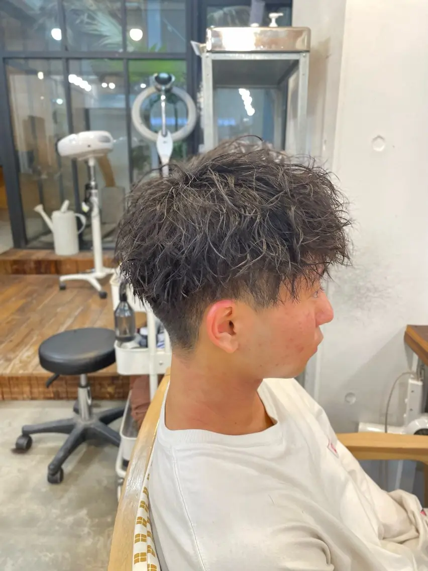 【💫特別な立体感💫】メンズカット×特殊パーマ(ツイスト・スパイラル・波巻き)の写真