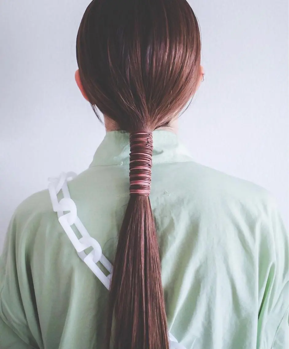 cut × straight perm × treatmentの写真