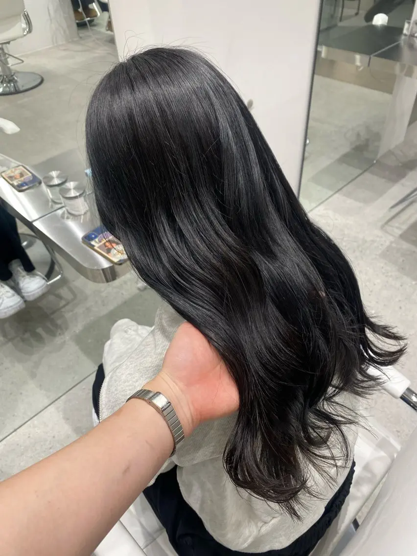 ロング カラー 透明感カラー mina🪐立川駅/ 無料ショートカットのヘアスタイル