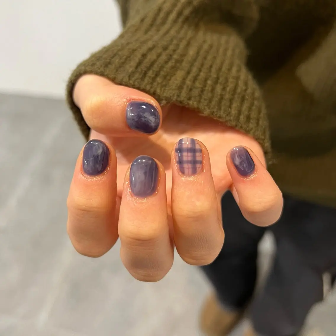 ネイル ニュアンスネイル ハンドネイル miyuu 𓂃🫧のネイルデザイン
