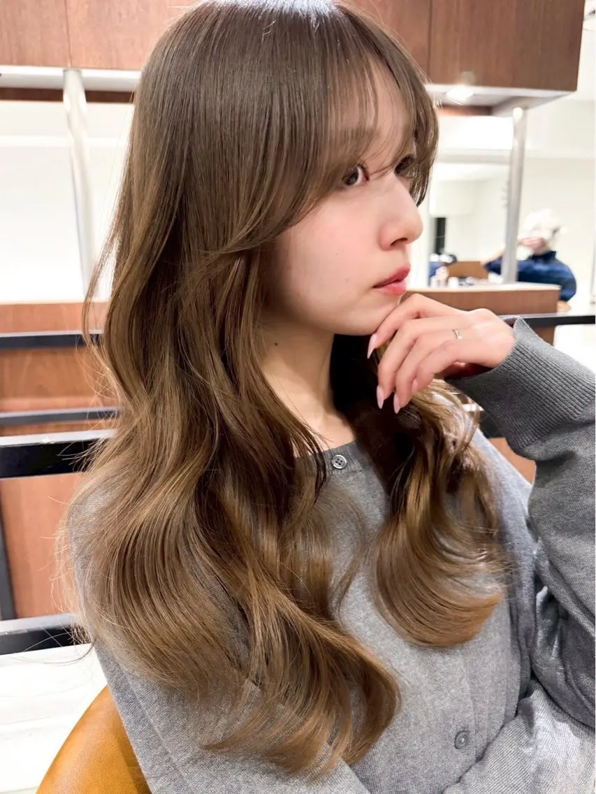 ロング カラー ヘアアレンジ ヘアカラー 🫧透明感カラー/ Wカラー🫧namiのヘアスタイル