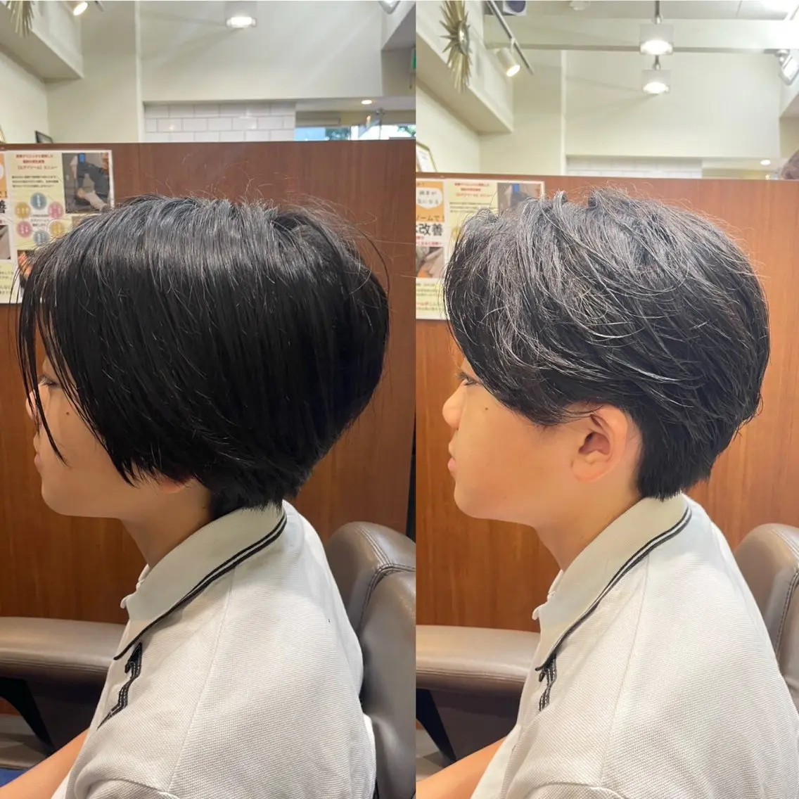 ミディアム パーマ メンズ カット パーマ 💈トレサンパ 💈金山駅✂︎愛実のヘアスタイル