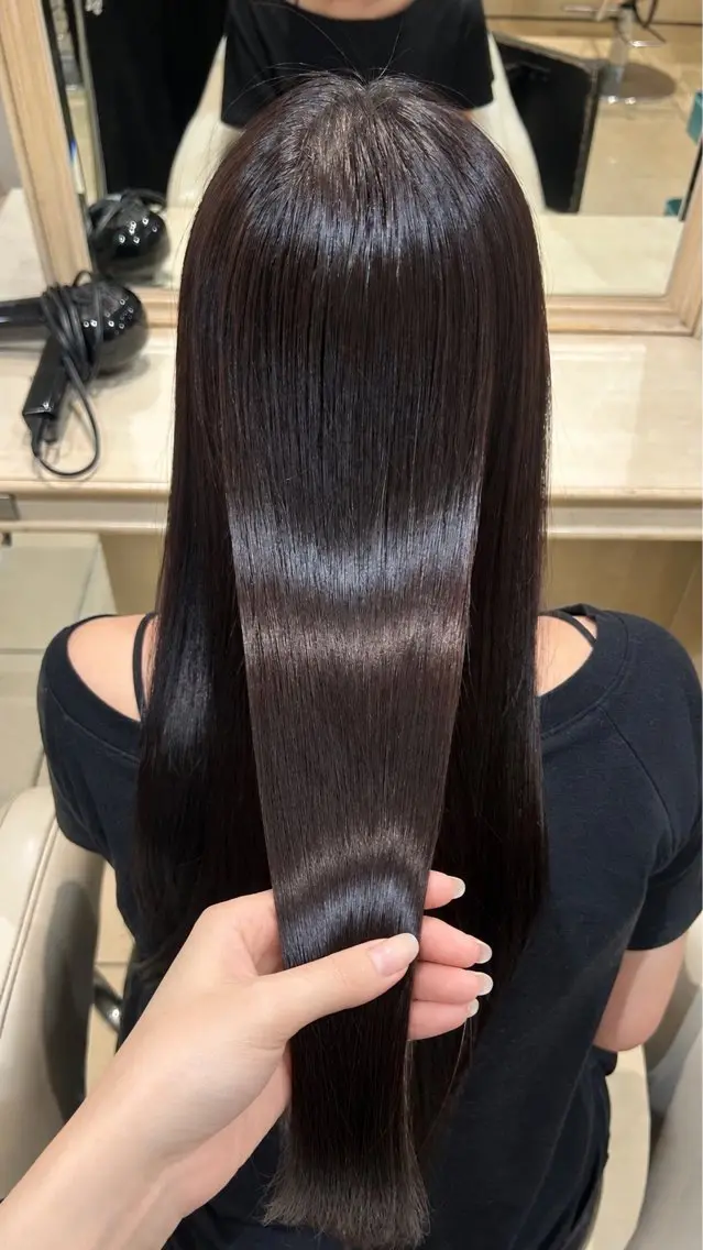 ロング カラー ヘアカラー Kasumi 🎀艶カラーのヘアスタイル