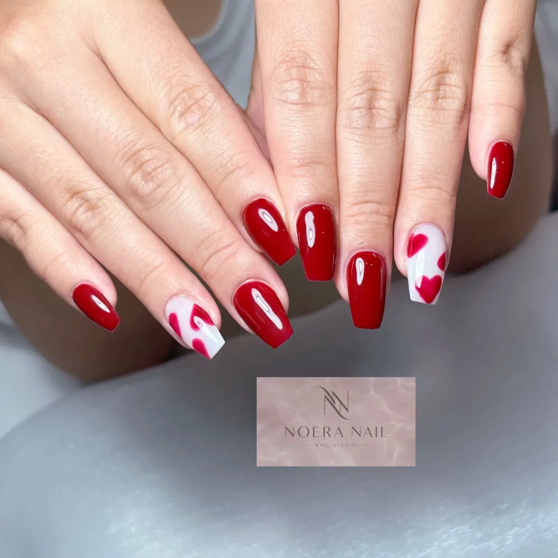 ネイル 長さ出し 韓国ネイル 持ち込み ネイルチップ ワンホンネイル ハンドネイル ハンドケア NOERA NAIL チップ長さ出し大塚店のネイルデザイン