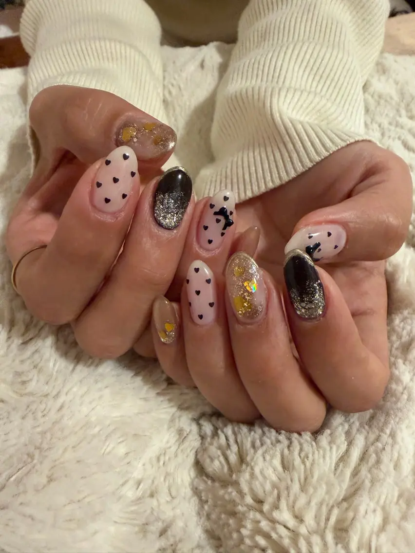 ネイル ドット ハート moe 川越　amityのネイルデザイン