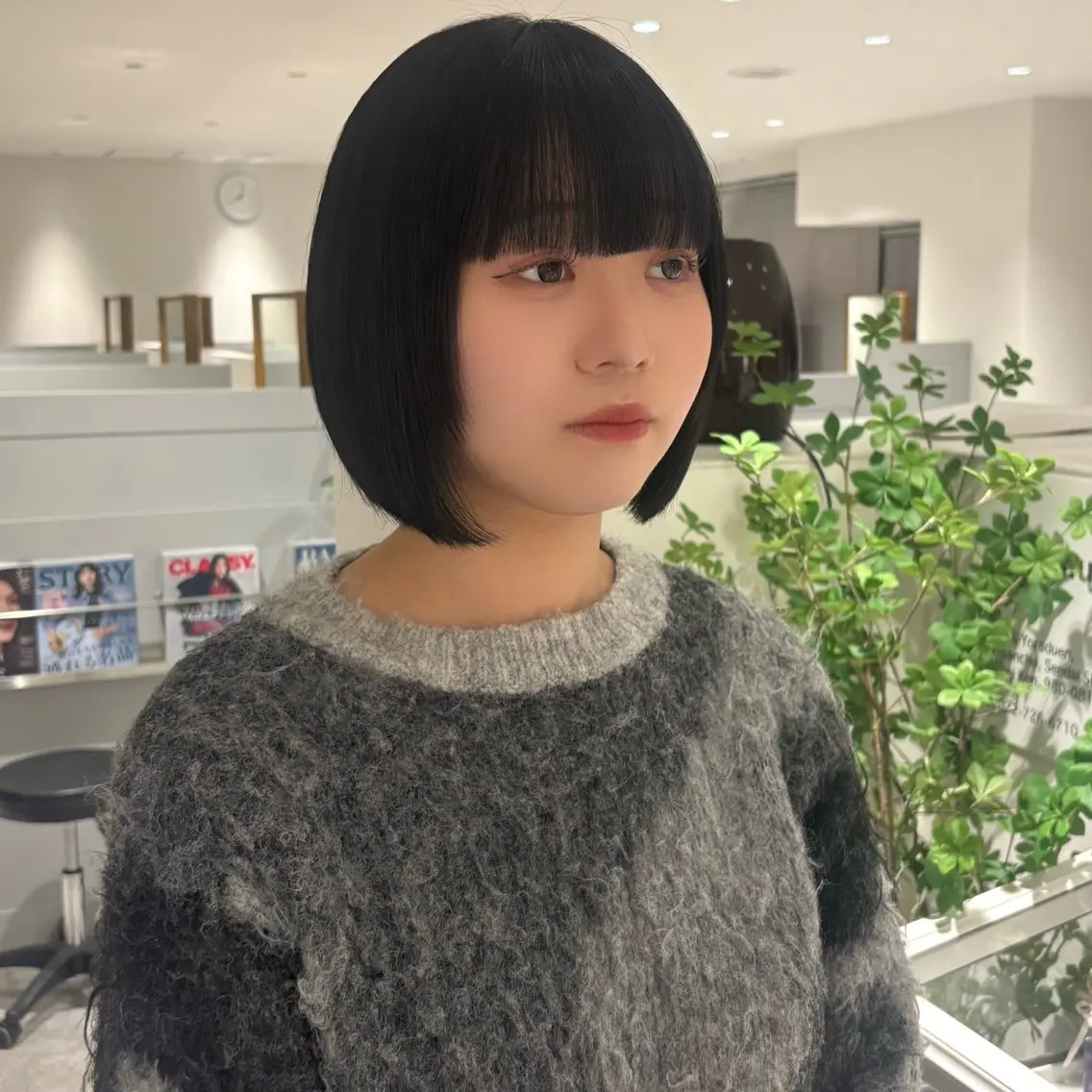 ショート・ボブ ヘアカットの写真