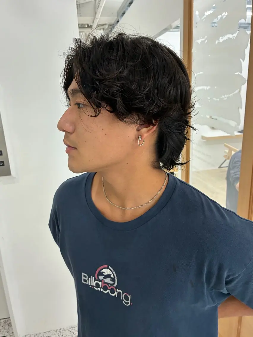 パーマ メンズ カット パーマ メンズカット パーマ[佐橋]のヘアスタイル