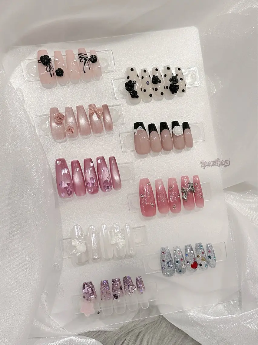 【長さ出し✨超お得定額🎀】SNS人気デザイン♪ガーリー/ワンホン定額¥13750✨の写真