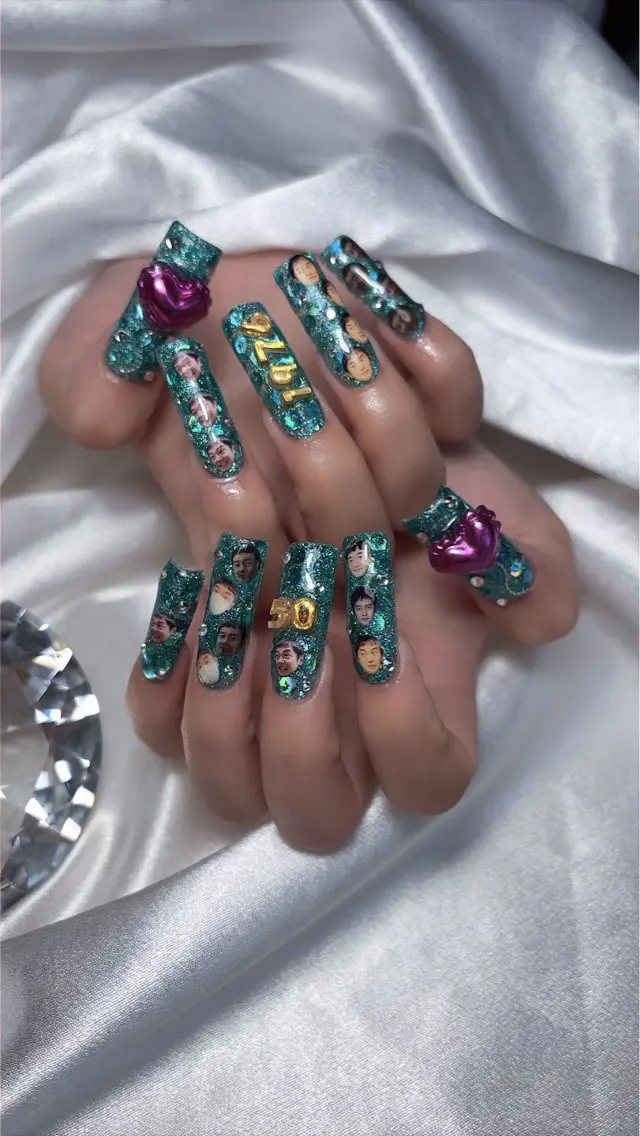 ネイル ハート 持ち込み ハンドネイル Kayo 💅のネイルデザイン