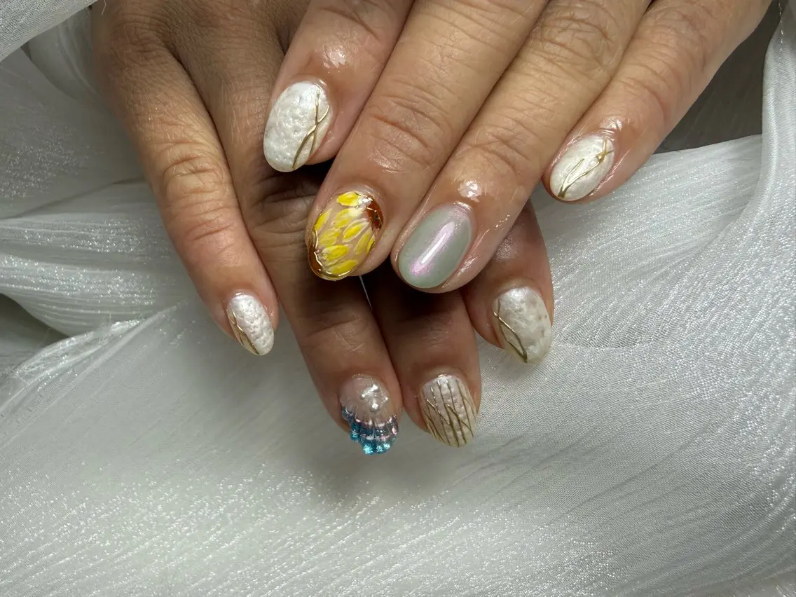 ミディアム shandy nailのネイルデザイン