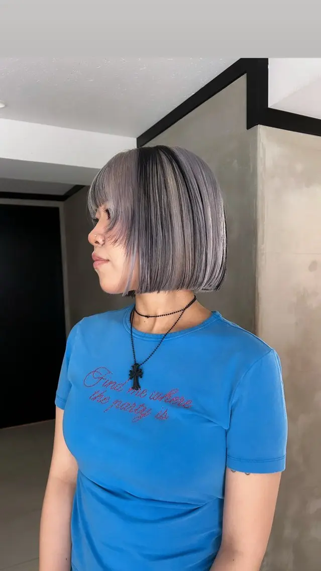 ミディアム カラー カット ヘアカラー トリートメント タナカ カナ🫧のヘアスタイル