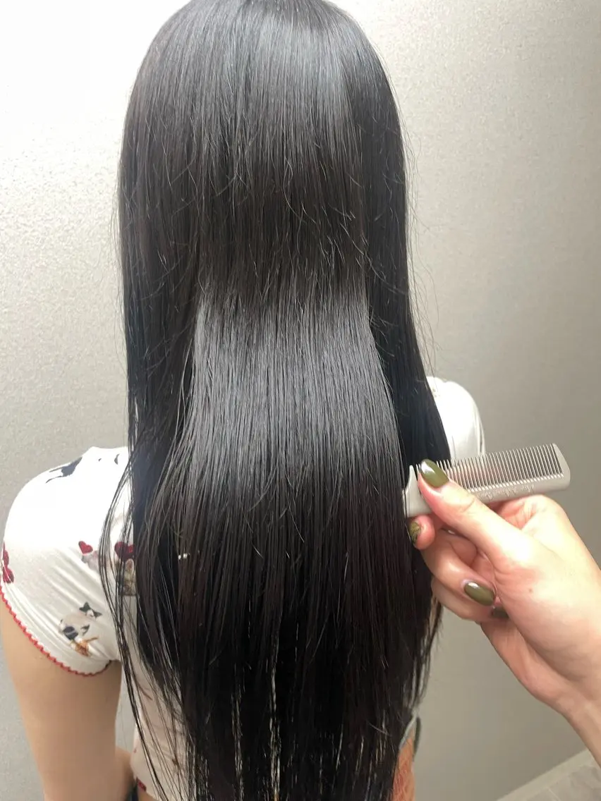ロング トリートメント トリートメント ニュアンスカラー/ 🫧レミ(坊主)のヘアスタイル