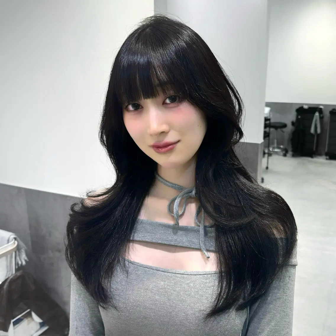 ロング カラー レイヤーカット 似合わせカット カット ヘアカラー トリートメント 韓国系支持率No.1 レイヤー特化/きょうのヘアスタイル