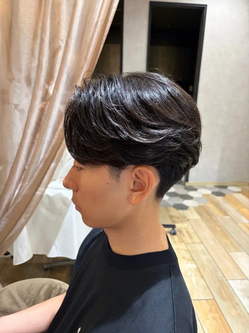 本日🈳あり!🌟ミニモ限定価格🌟メンズカット💇✖️眉カット✖️ヘアセット【メンズ/カット/韓国】の写真