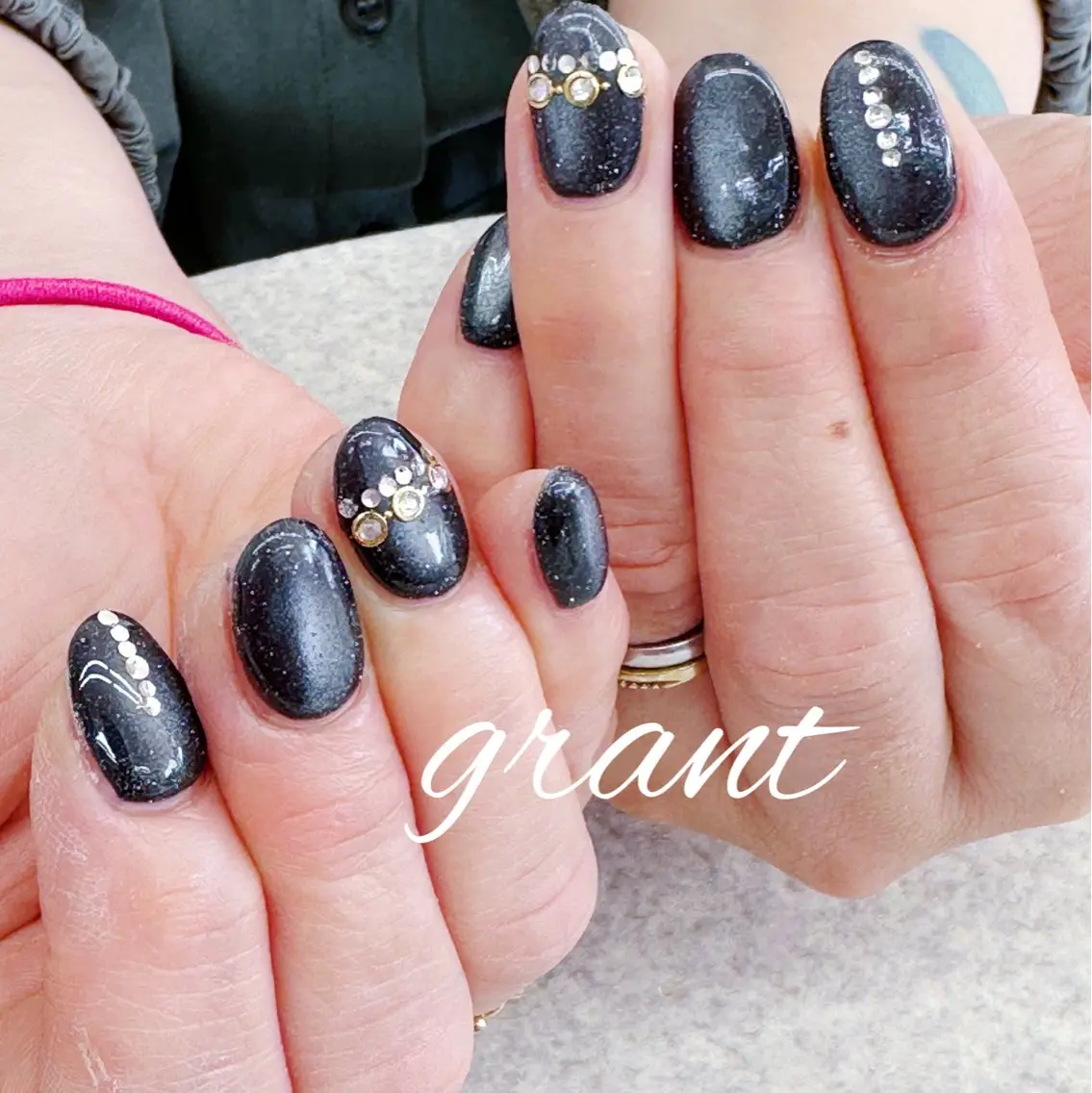 ネイル マグネットネイル 冬ネイル nailsalon grantのネイルデザイン