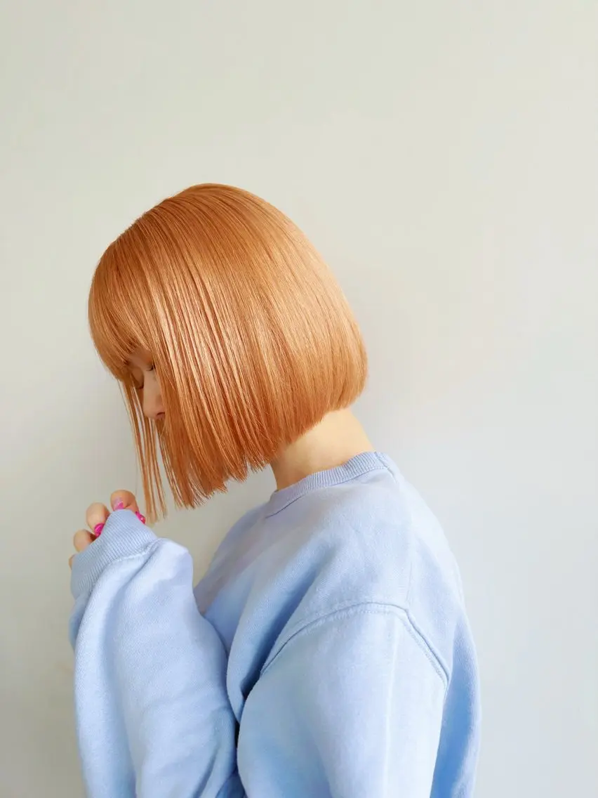 ショート カラー ボブ ❤️アヤカ レイヤーカット❤️のヘアスタイル
