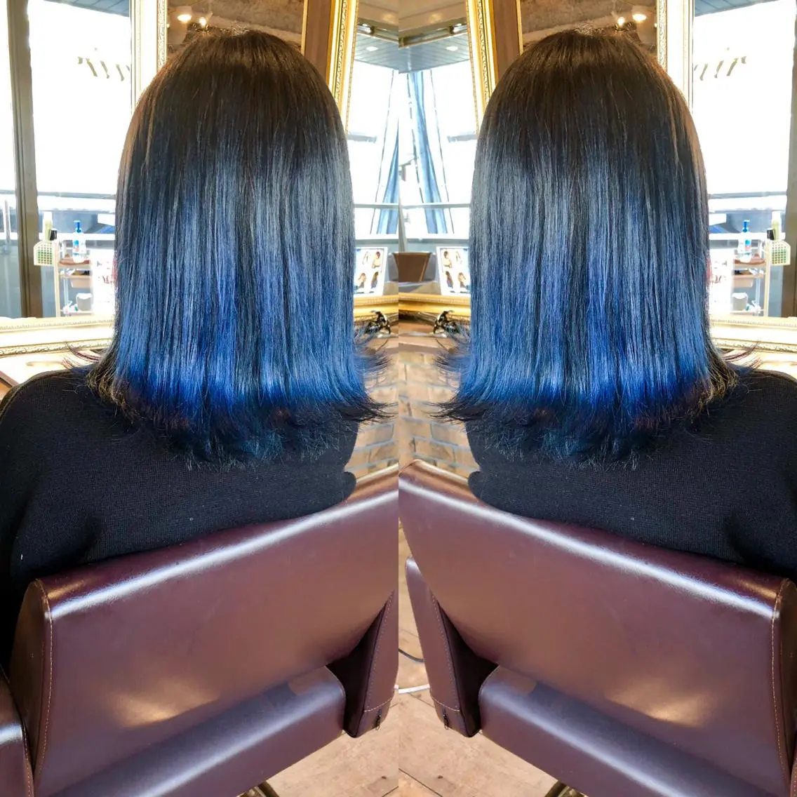 ショート カラー ブリーチ ブルーカラー ブルージュ グラデーションカラー 美髪・艶髪特化美容師 RYOJIのヘアスタイル