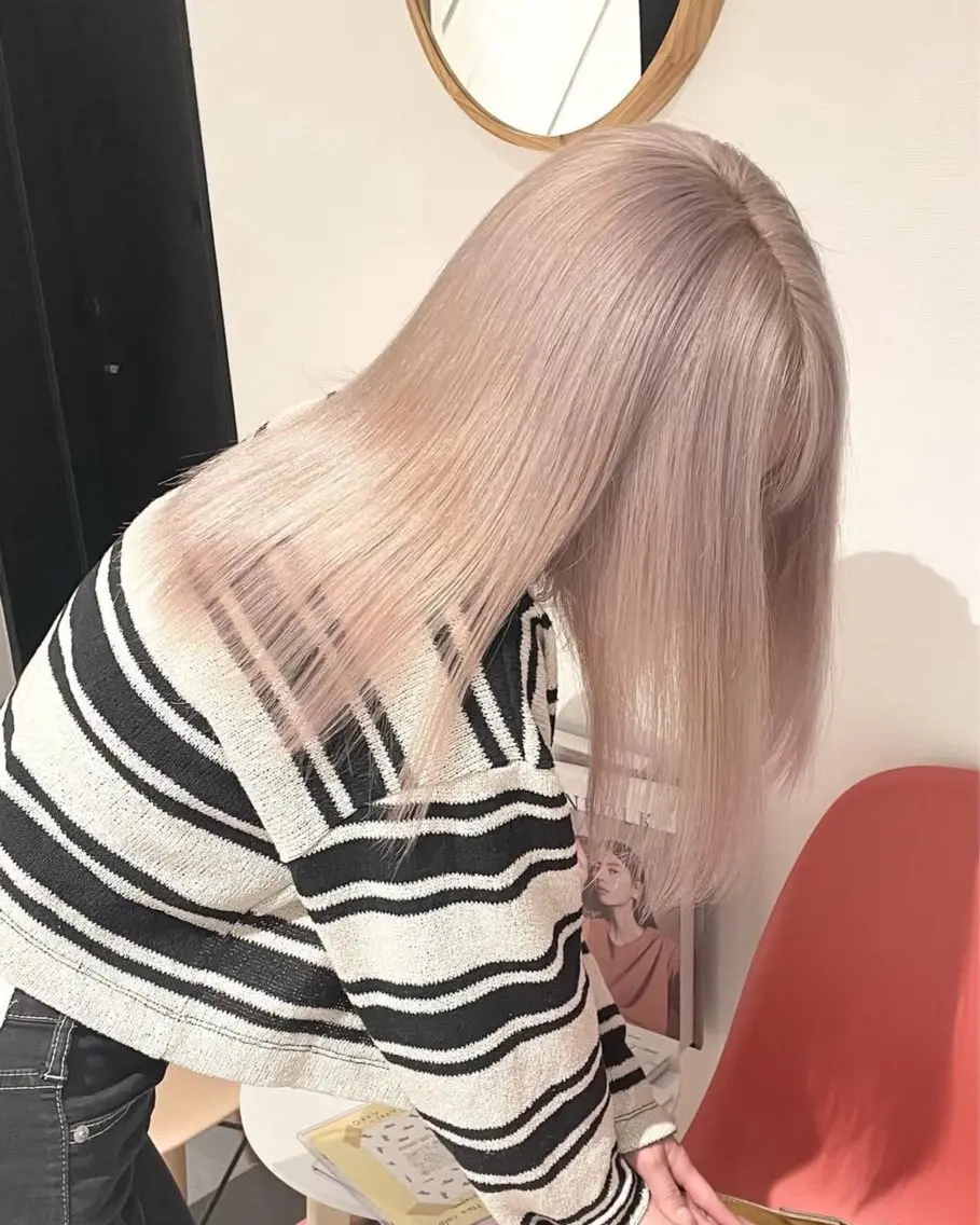 ロング カラー ヘアカラー ナチュラル・ハイトー ン🏆HINOKIのヘアスタイル