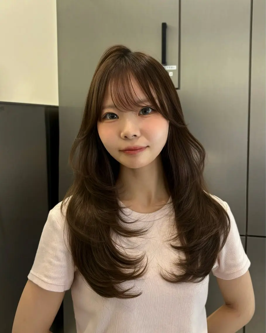 ロング レイヤーカット 大人レイヤー/艶美髪 🇺🇸TOMONAのヘアスタイル