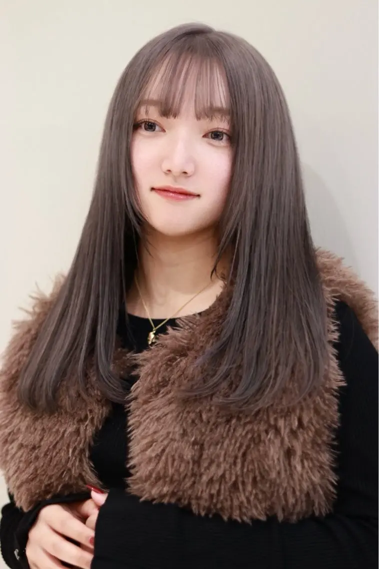 ロング カラー カット ヘアカラー 浅野 匠のヘアスタイル