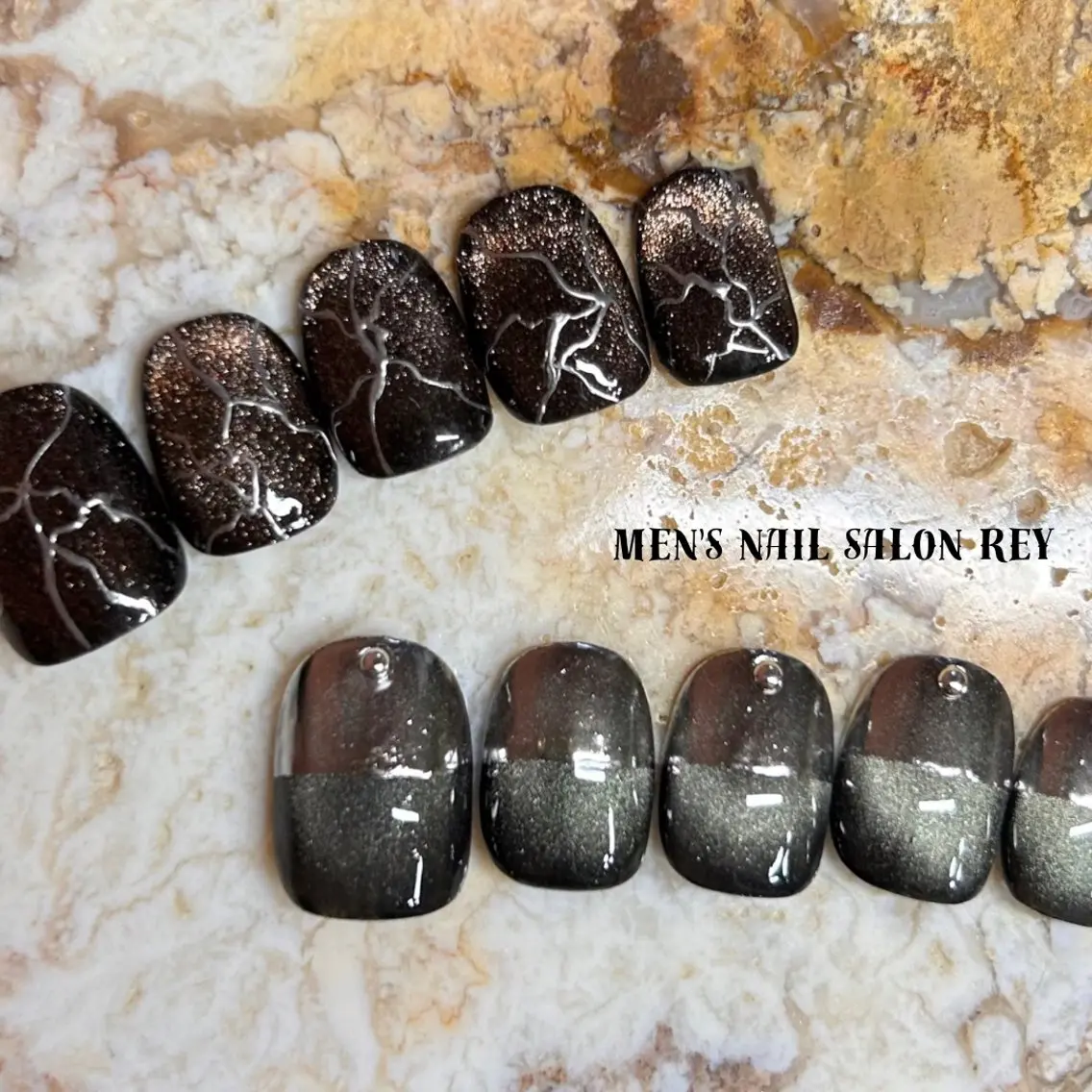 ネイル ハンドネイル men's nail salon Reyのネイルデザイン
