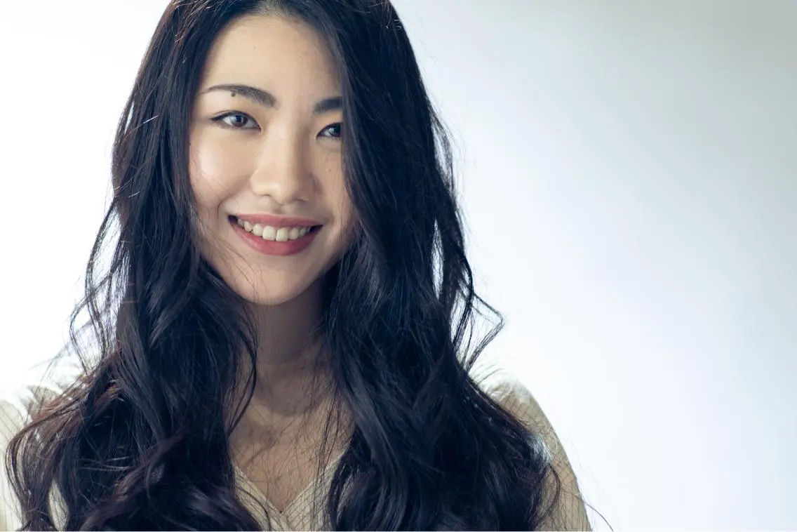 セミロング 井上 涼花のヘアスタイル