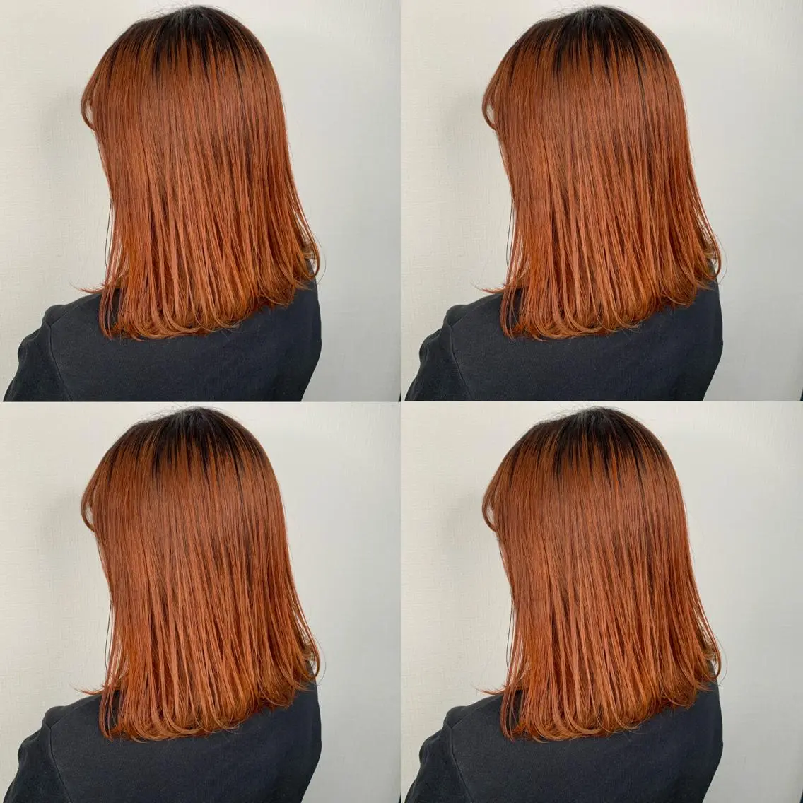 セミロング ヘアカラー 袴田 伊代のヘアスタイル