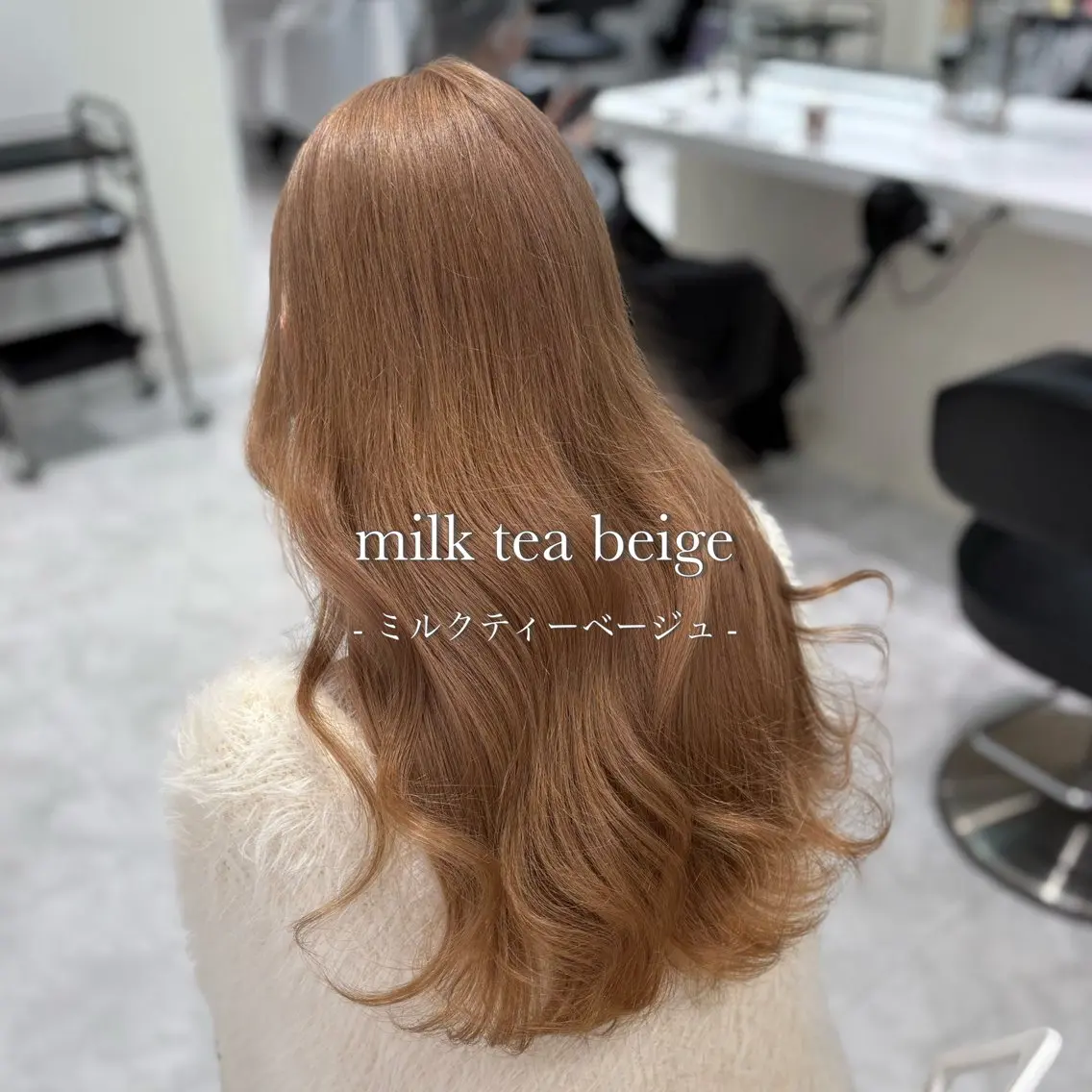 ロング カラー ヘアカラー トリートメント ヘアセット 色落ち綺麗🩰ハイ トーン🎀RINKAのヘアスタイル
