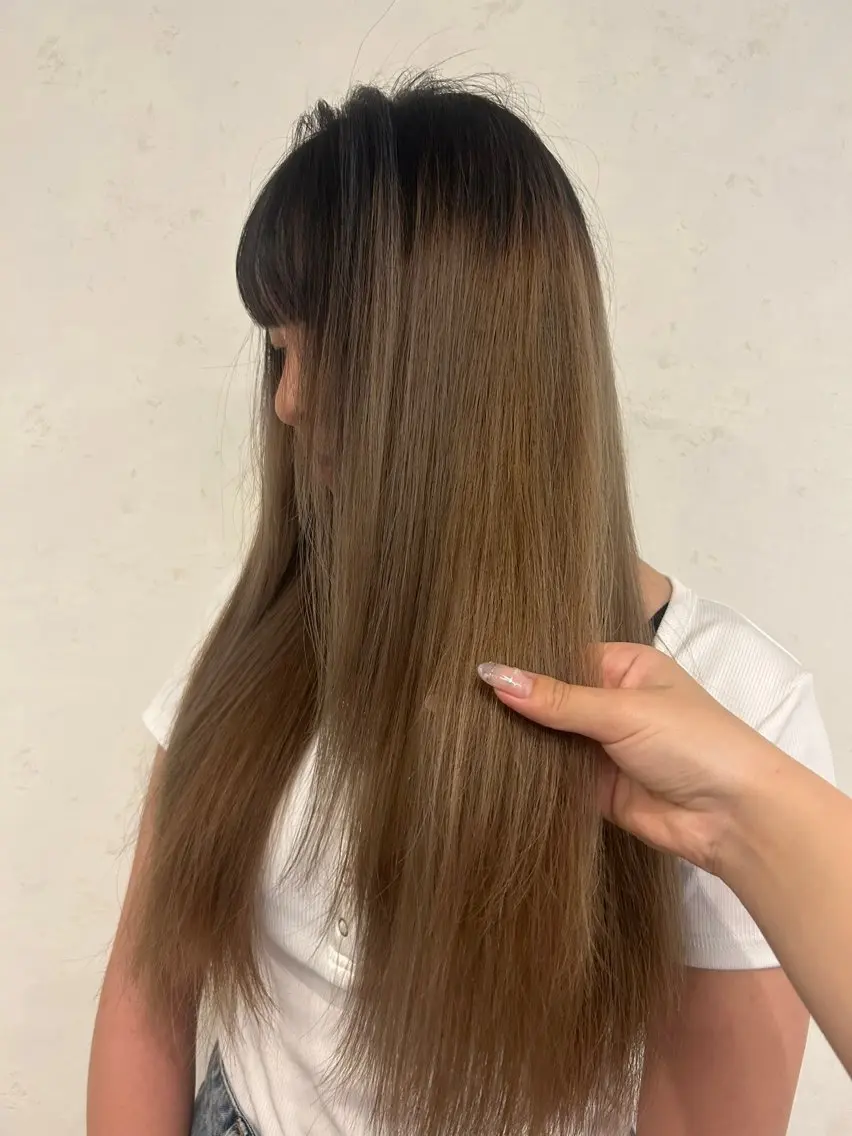 ロング カラー ボブ&寒色🎐ᩚ 短髪 COCOROのヘアスタイル