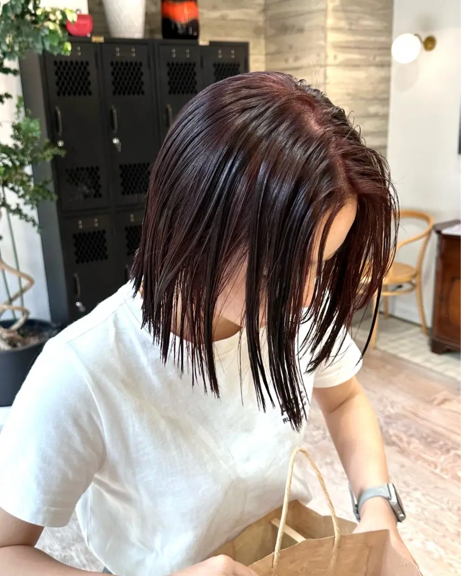 ミディアム カラー ヘアカラー amane ⟡のヘアスタイル