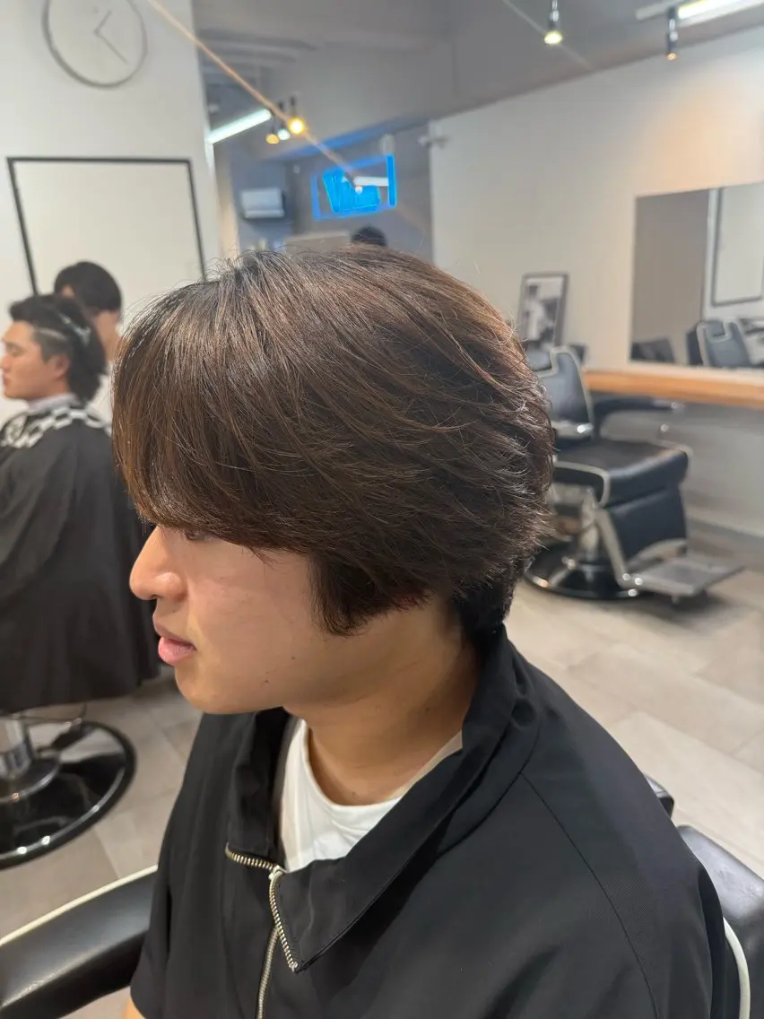 メンズ センターパート カット 直毛改善特化美容師/ 大森雄貴のヘアスタイル
