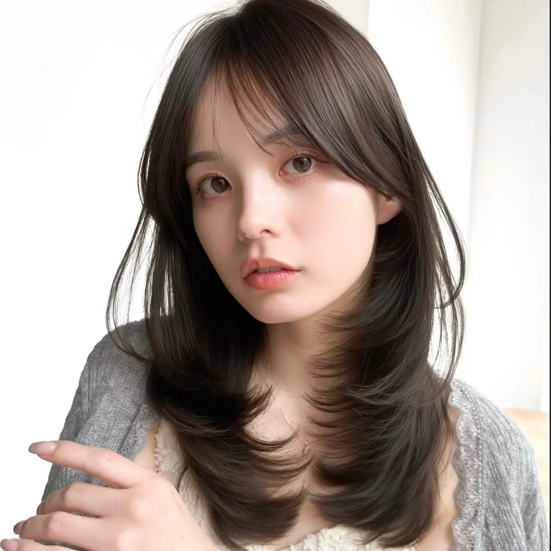 セミロング 池袋レイヤーカット 特化🔥YUUKIのヘアスタイル