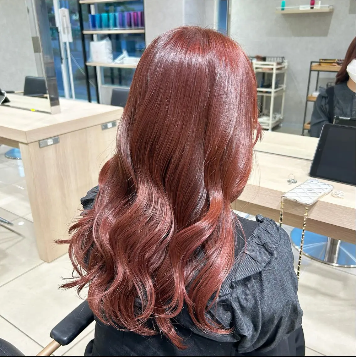 カラー ヘアカラー ⟡.·韓国ヘア*.ﾟ 室岡　咲希のヘアスタイル
