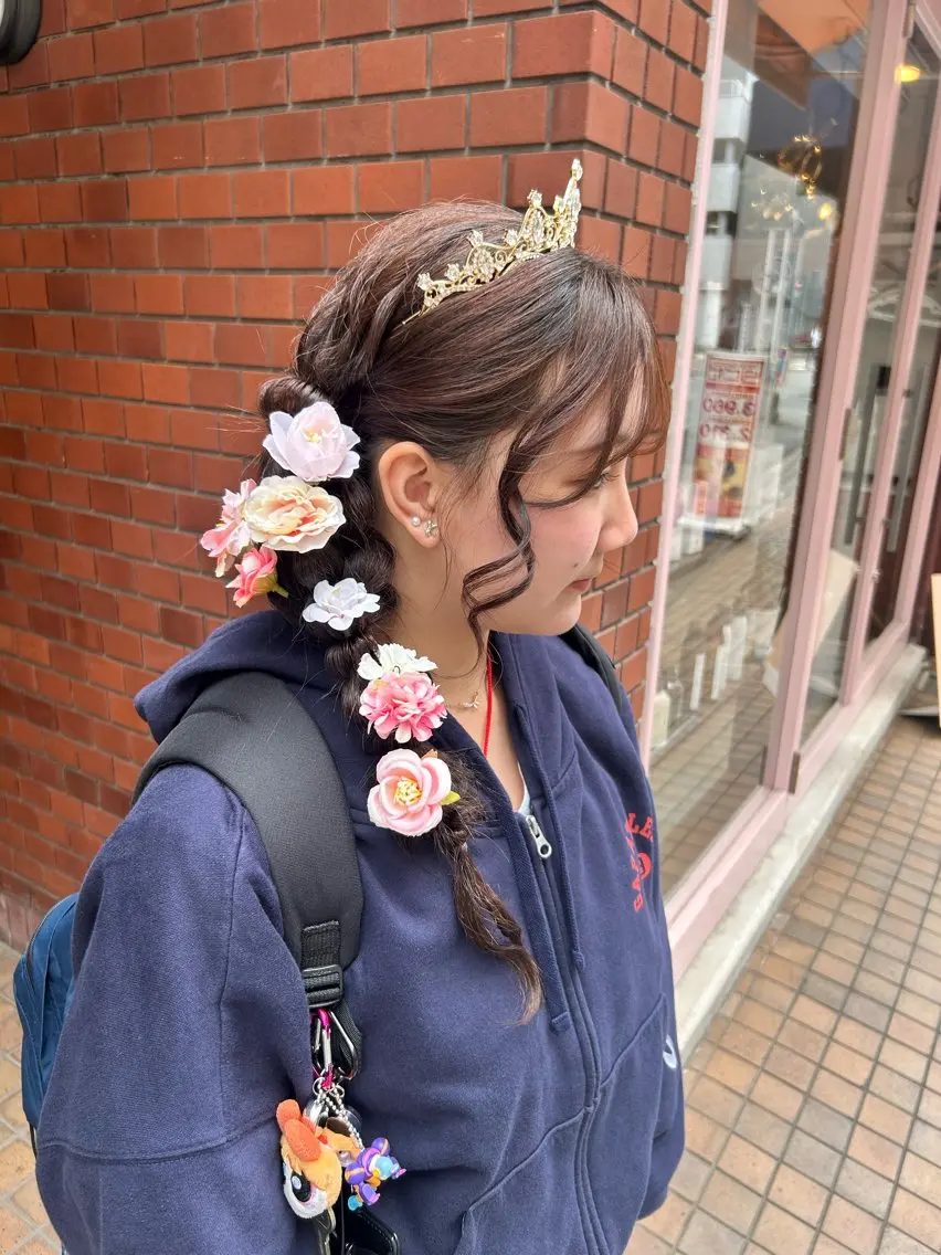 ヘアアレンジ うる艶髪💛ྀི/ハ イトーン🌻/リンカのヘアスタイル