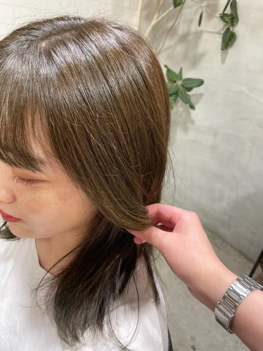 カラー 名古屋/大須/ カットモデル/なつみのヘアスタイル