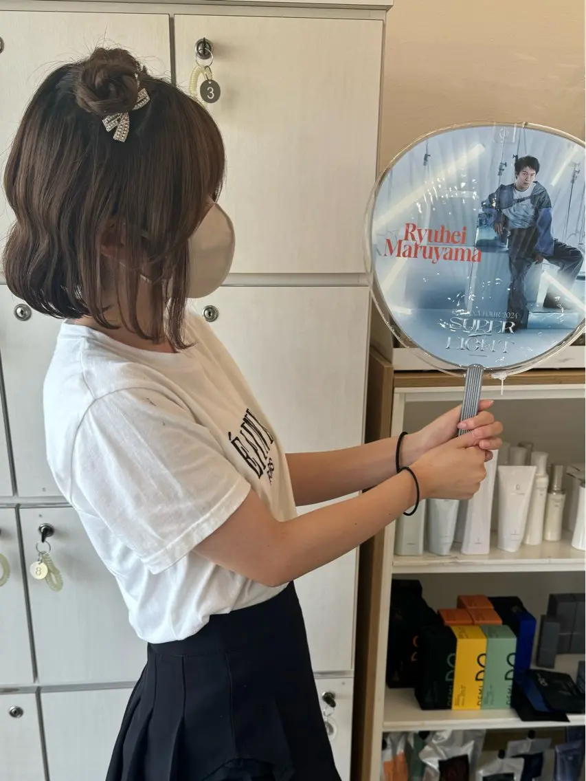 🩷オタ活応援キャンペーン📢コンサート前に!ヘアセット🩷※自担グッズと一緒に写真撮らせていただける方限定の写真