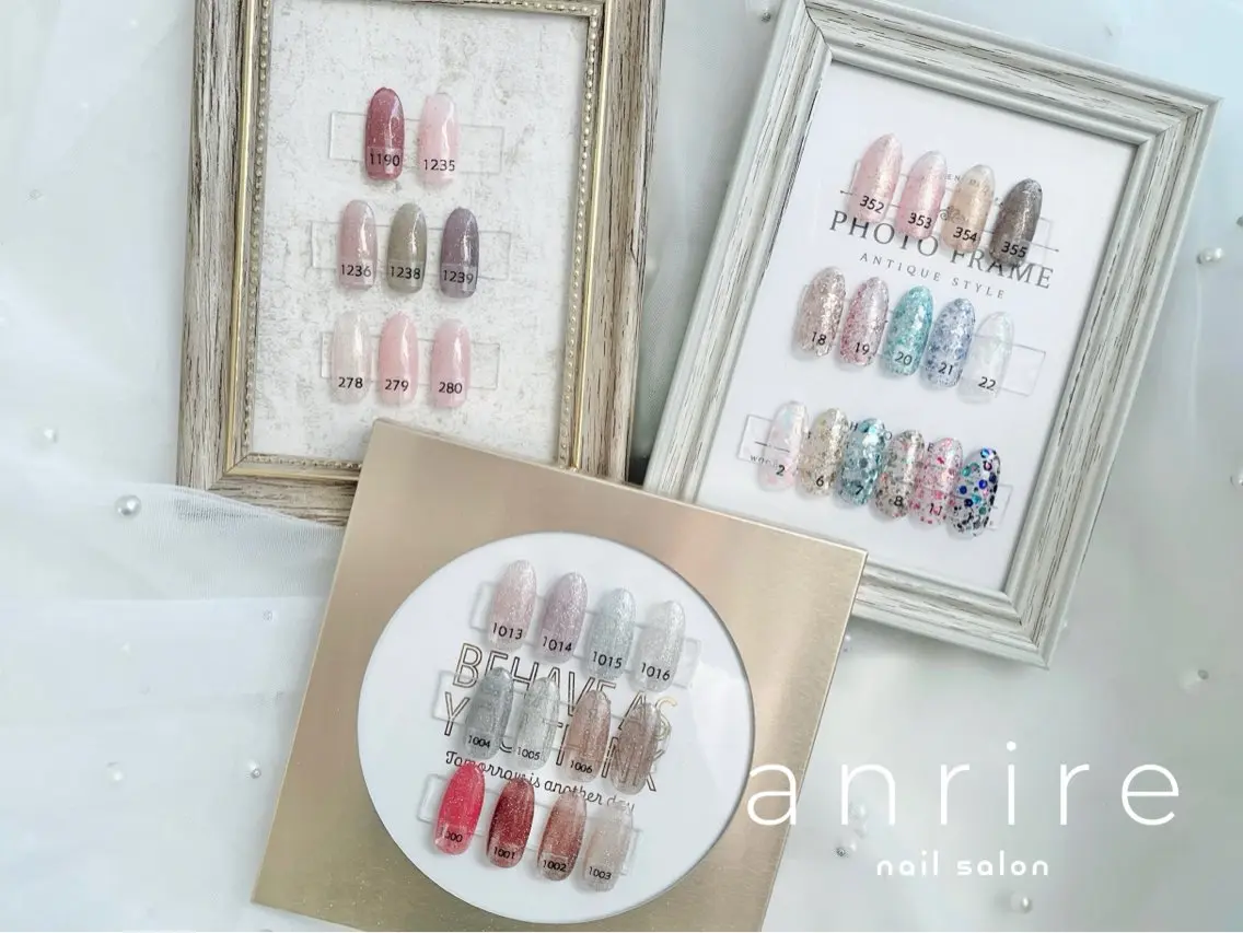 ネイル フラッシュネイル ジェルネイル ラメ(グリッター) パラジェル nailsalon anrireのネイルデザイン