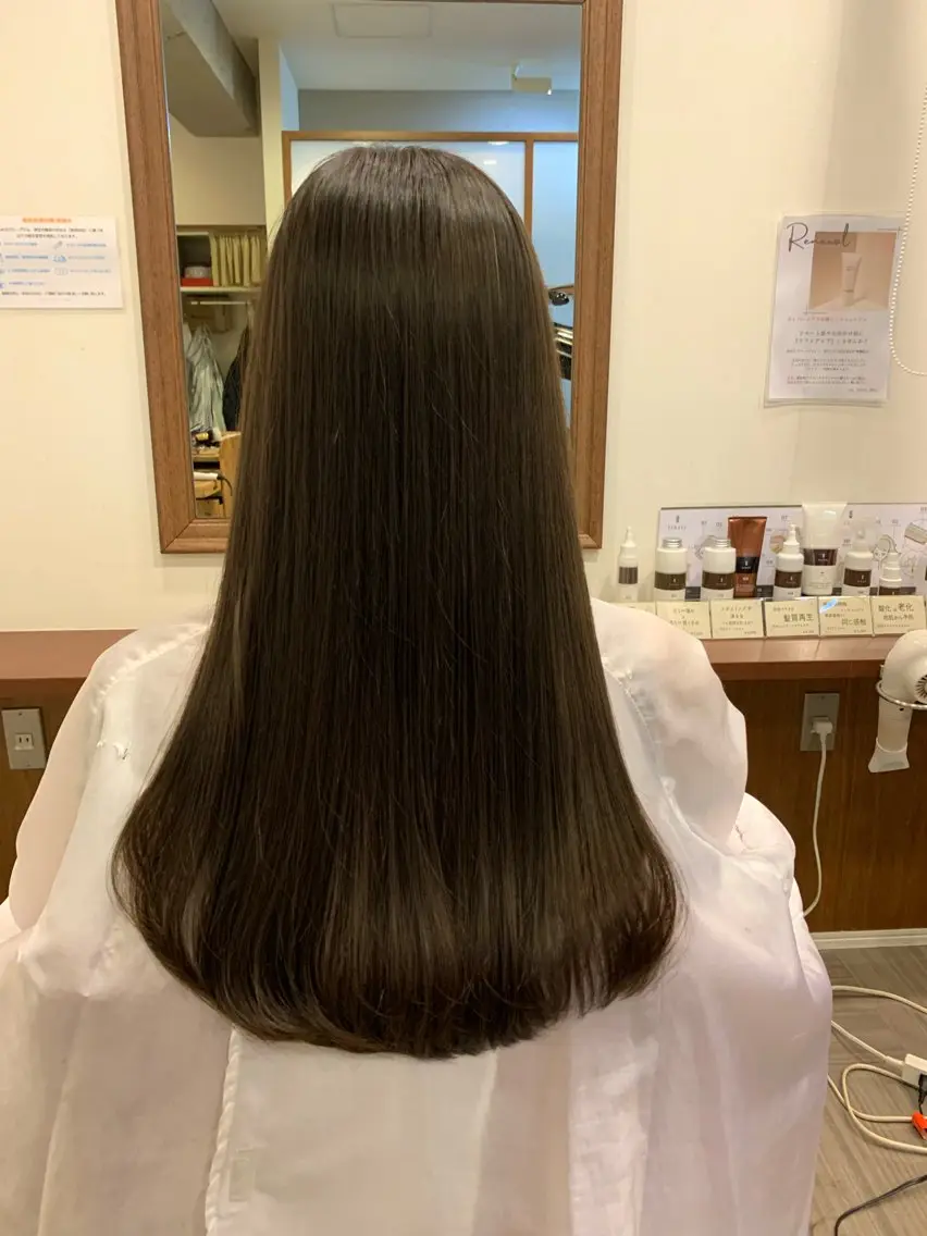 ロング ボブ ロング カット無料 カット モデル募集中 網谷のヘアスタイル