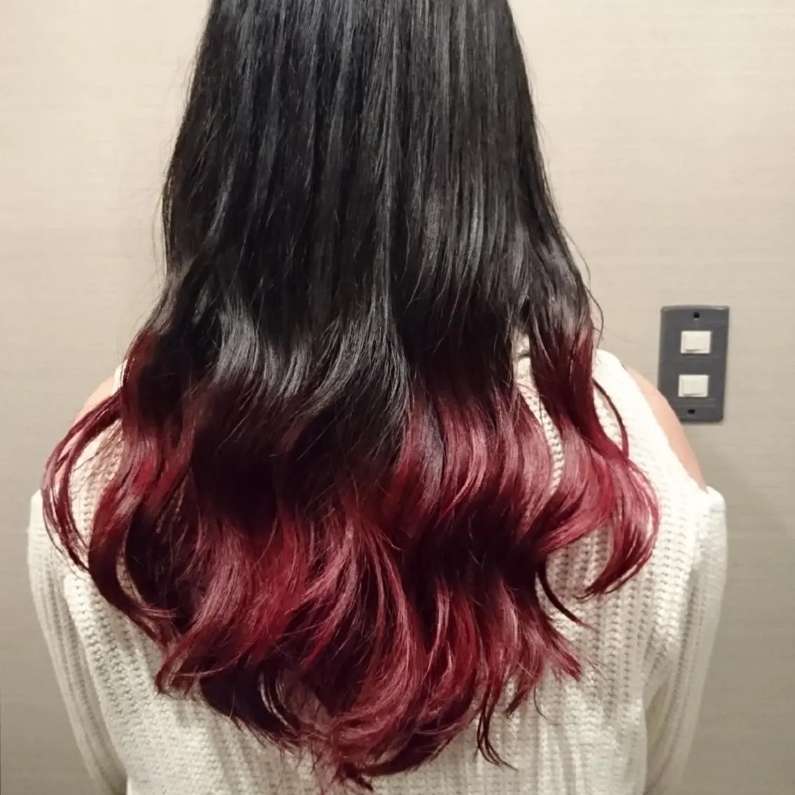 ロング カラー 韓国風ヘア 中村 友莉夏のヘアスタイル