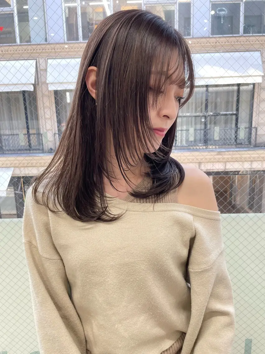 ✂️ミニモ限定✂️透明感カラー＋カット＋クイックトリートメントの写真