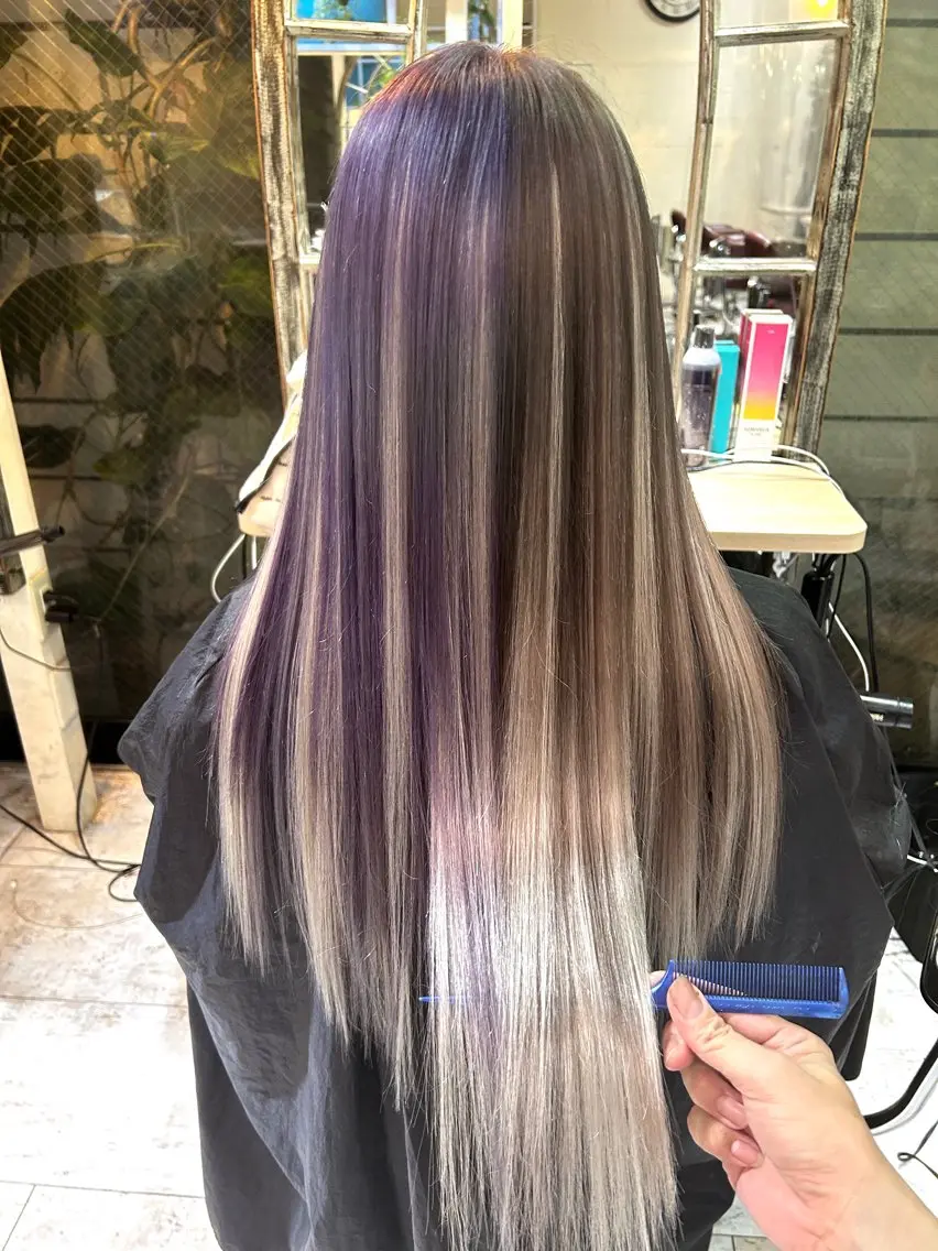ロング カラー 6Dエクステ 鳥谷ミナトのヘアスタイル
