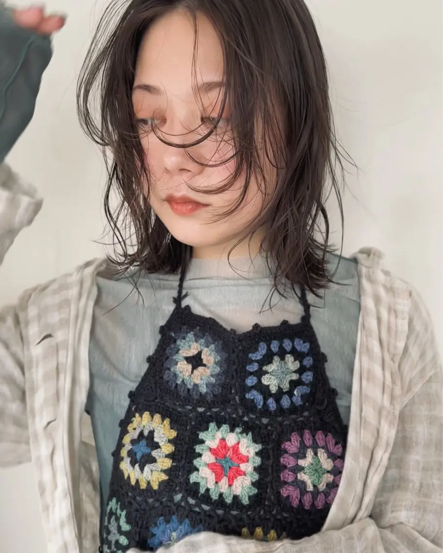 ロング カラー レイヤーカット ロング 🧸メンズカット 🧸conatsuのヘアスタイル