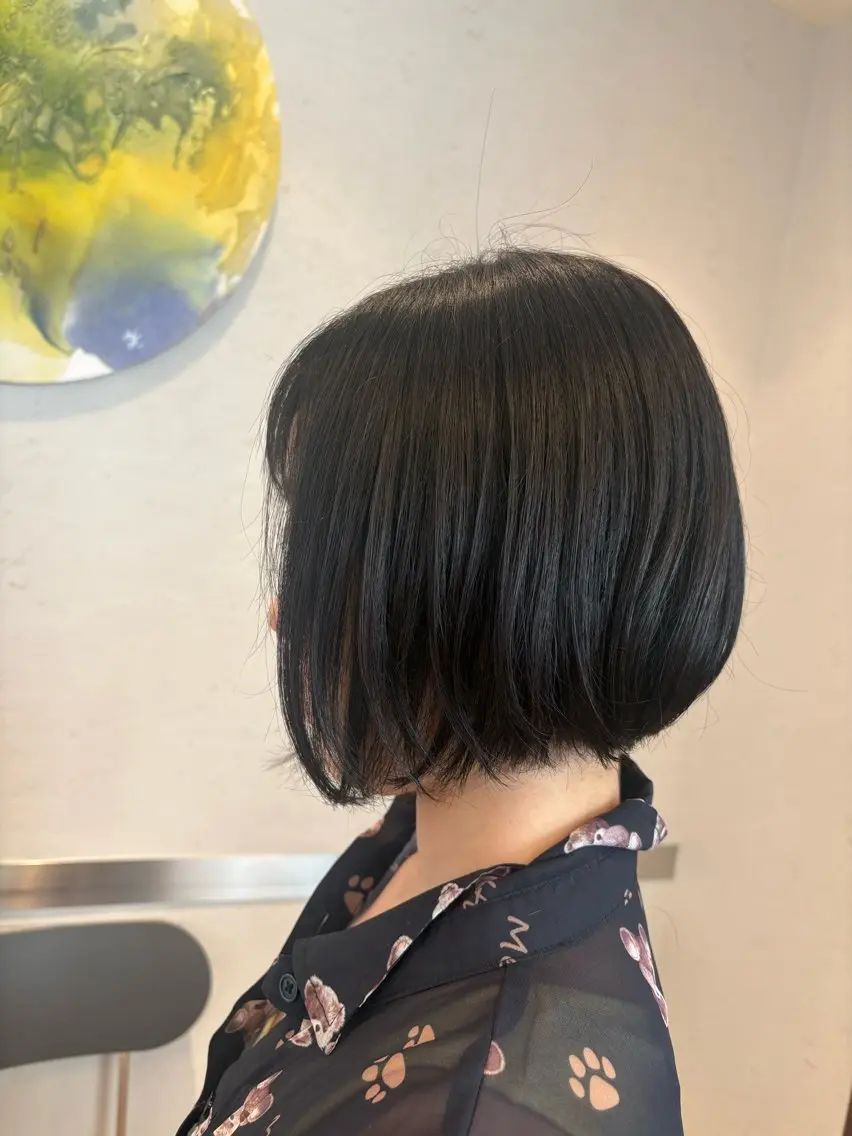 ショート 前下がりボブ ボブ 髪質改善 TRIP フクダのヘアスタイル