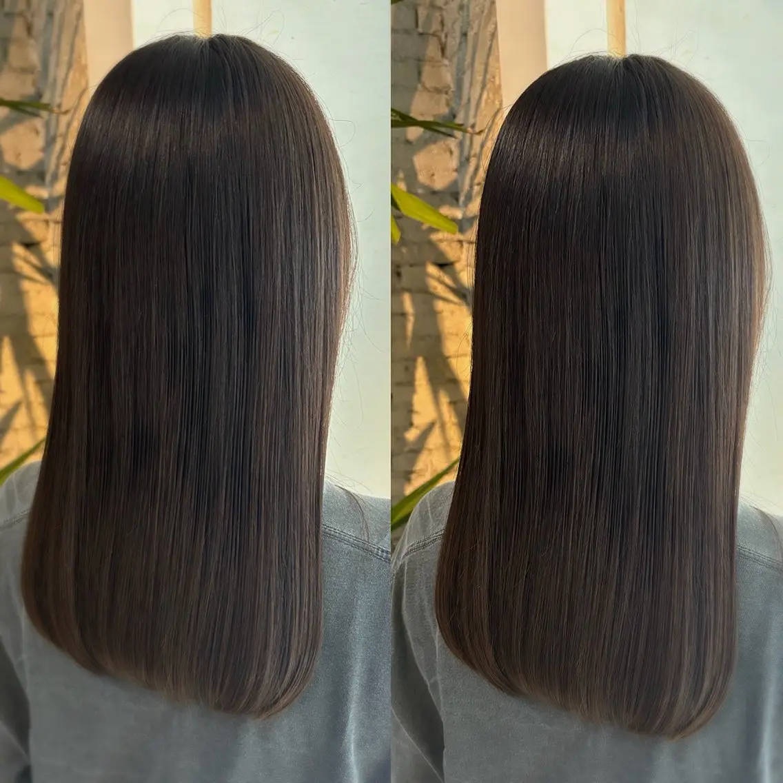 セミロング カラー 杉原 向日梨のヘアスタイル