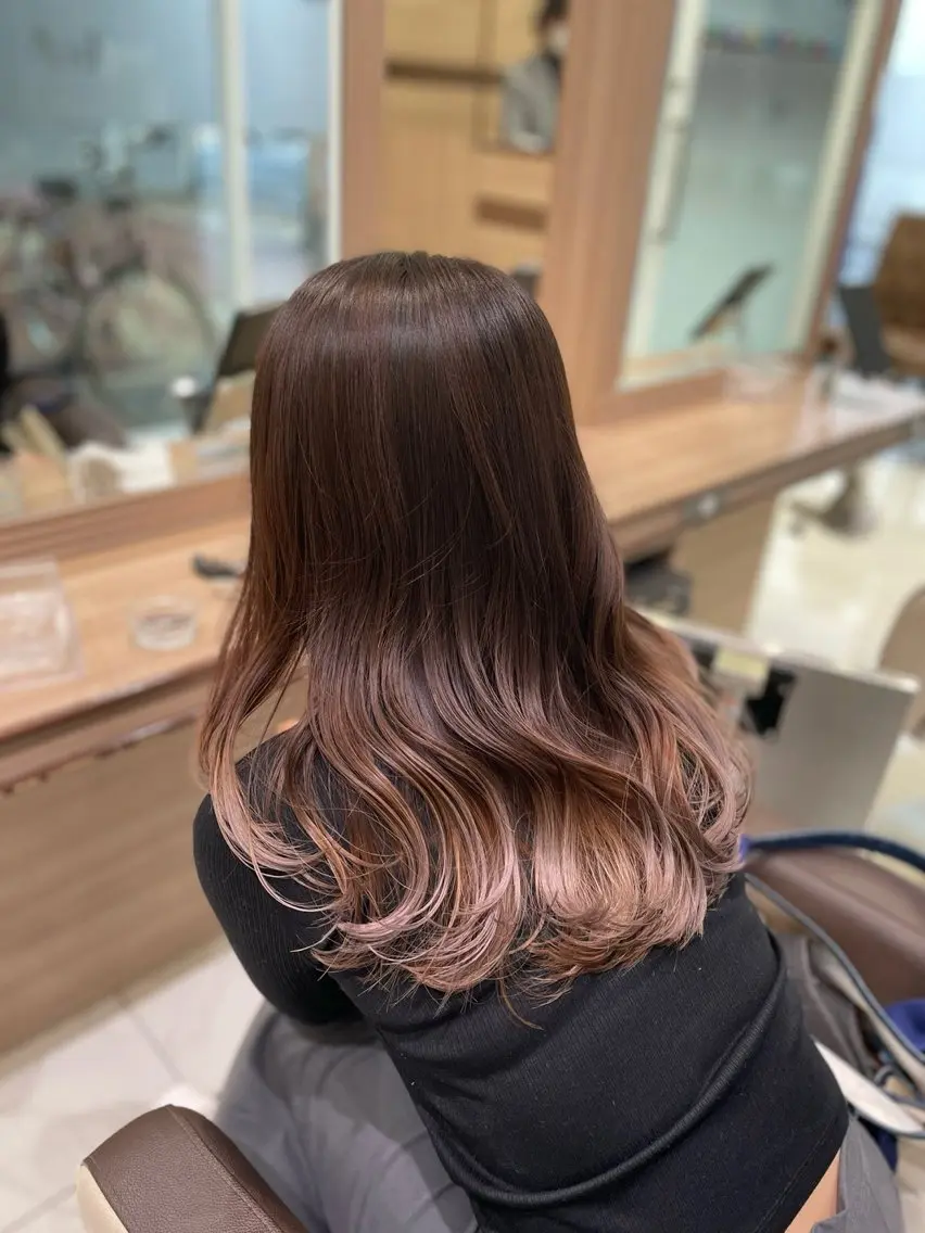 カラー ✨レイヤーカット 佐藤怜央✨のヘアスタイル