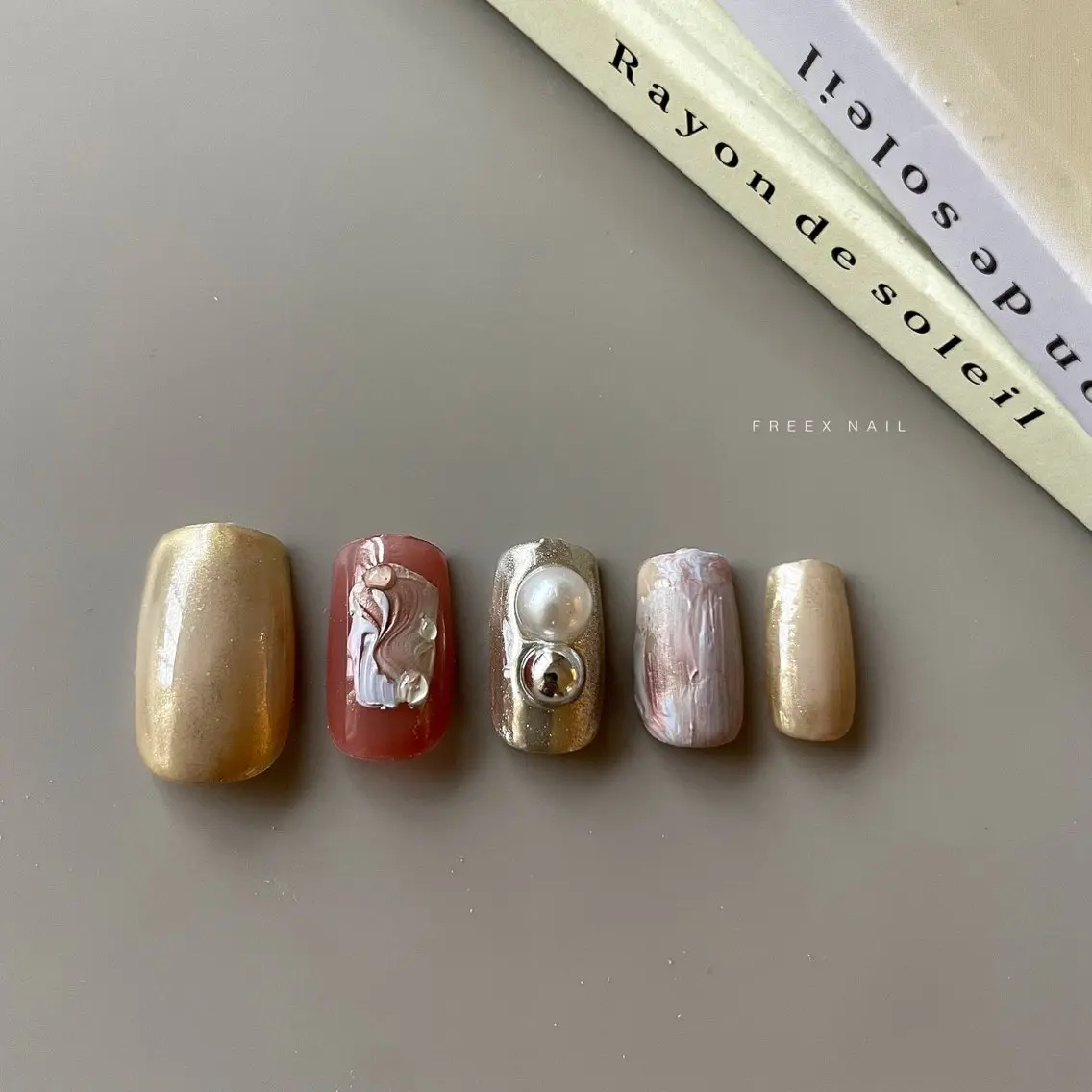 ネイル ハンドネイル ハンドケア freex nail /ニュアンス/個性派のネイルデザイン