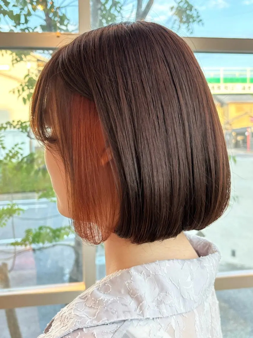 カラー インナーカラー カット ヘアカラー トリートメント MISAKI /モテ愛されのヘアスタイル