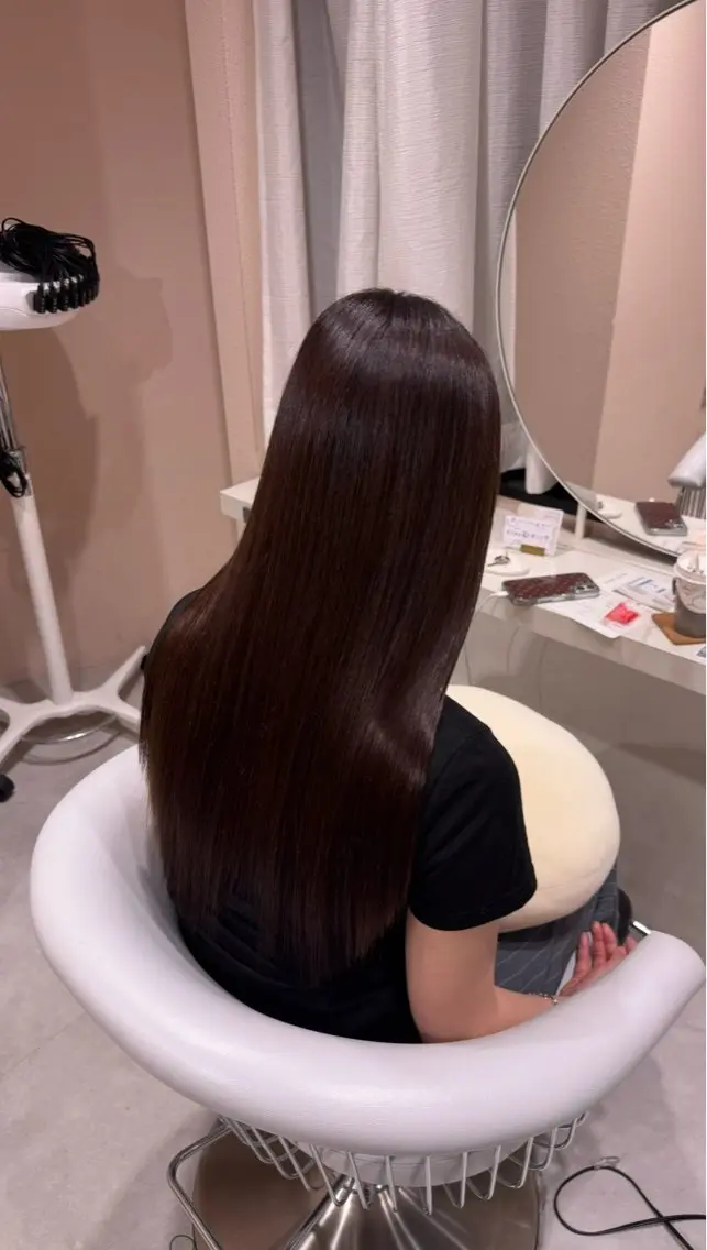 ロング 縮毛矯正 【サラツヤ縮毛矯正✨ 】こころのヘアスタイル