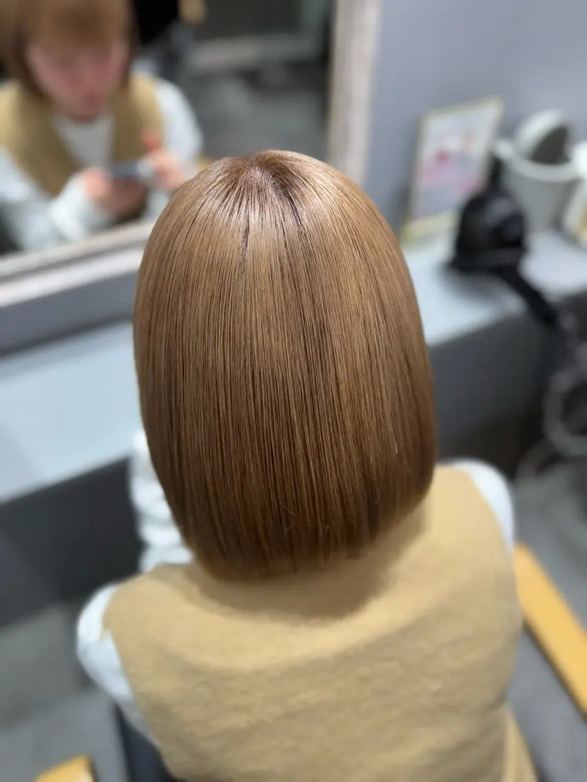 ミディアム ヘアカラー 透明感/艶髪/ 🌷mihiro🌷のヘアスタイル