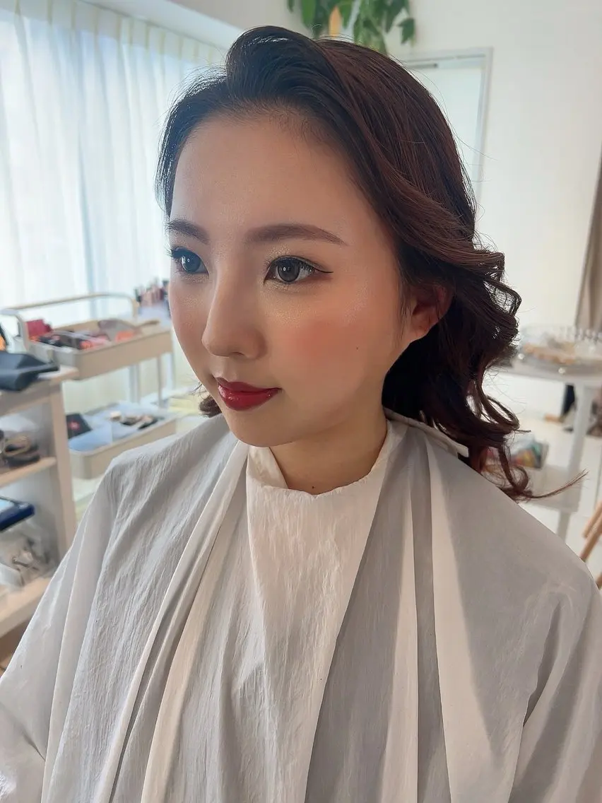 💎🌹ステージで輝く✨🌹💎【コンテストヘア&メイク】¥15,500ダンス/ステージメイク/コンテスト/作り込みの写真